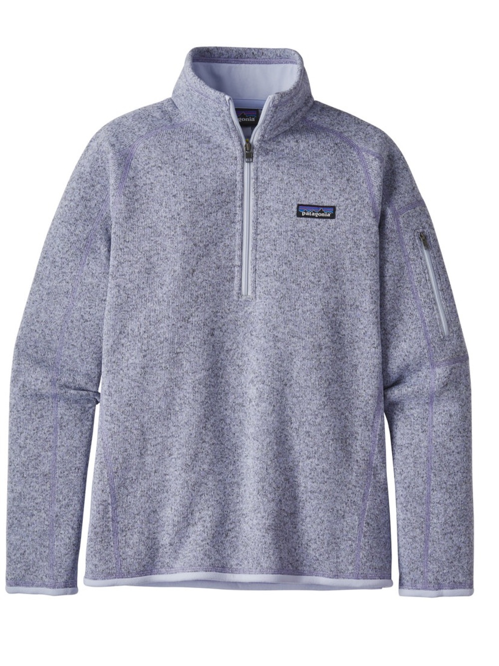 Patagonia 1/4 Zip Better Sweater Fleece Gray  Pullover Jacket Womens Size Large